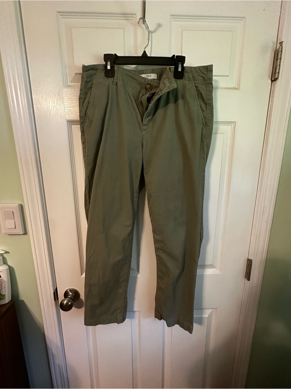 LOFT Chino Pants in Olive